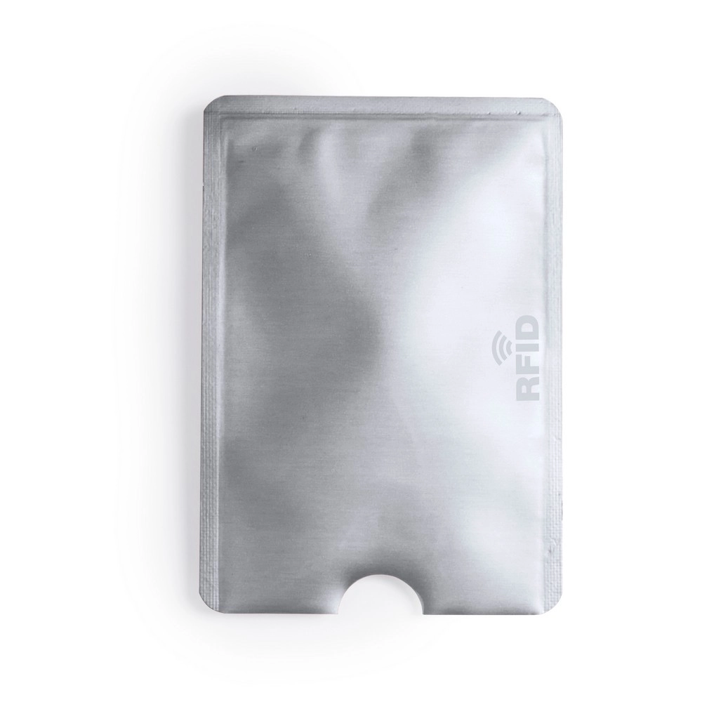 Etui na kartę kredytową, ochrona RFID V0486-32 srebrny
