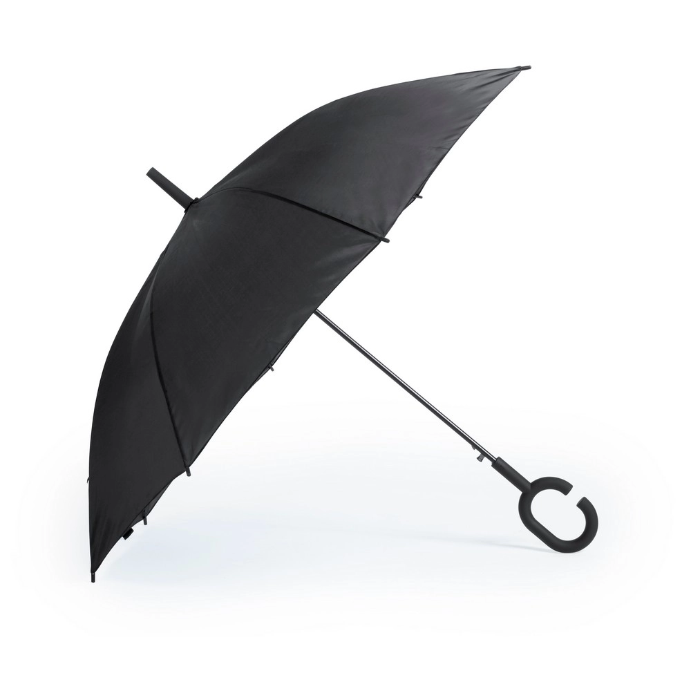 Wiatroodporny parasol automatyczny, rączka C V0492-03 czarny