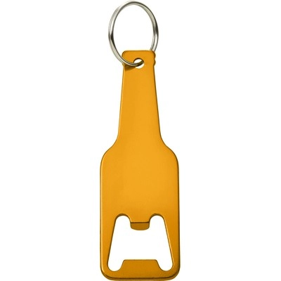 Brelok do kluczy, otwieracz do butelek butelka V0638-08 żółty