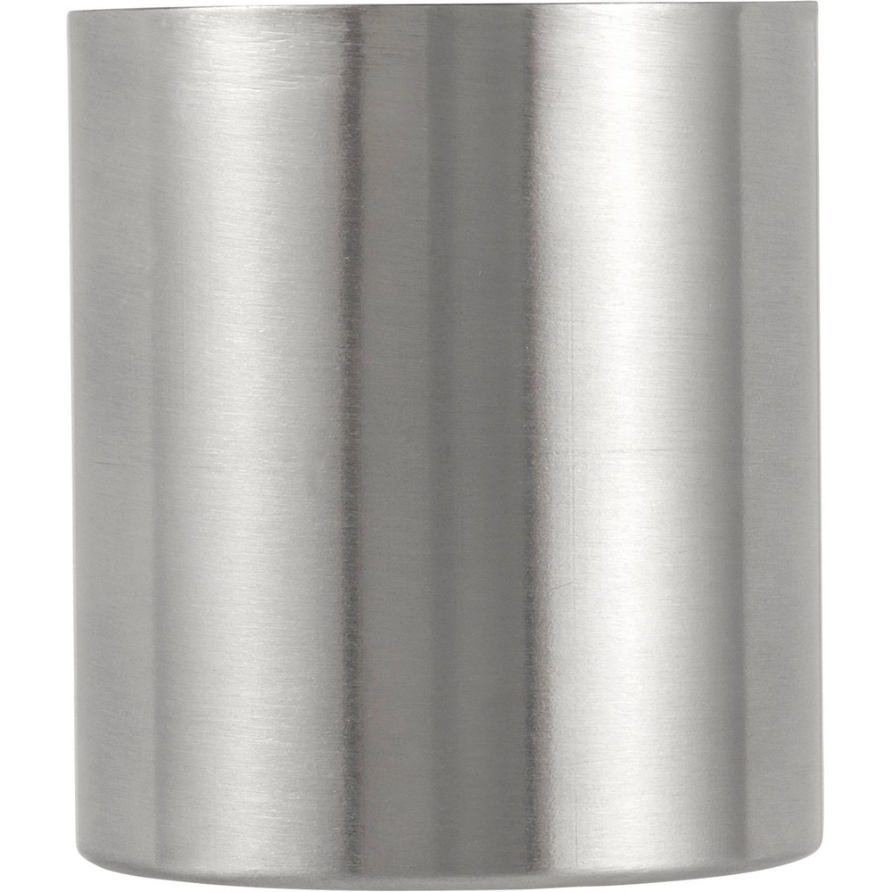 Metalowy kubek 185 ml z karabińczykiem V0646-32 srebrny
