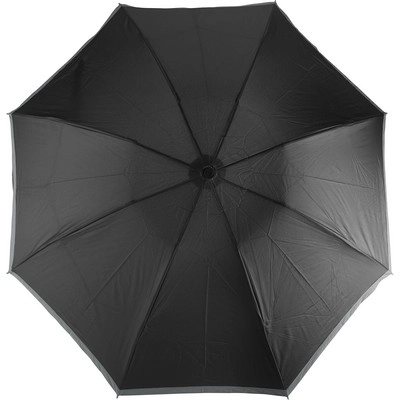 Odwracalny, składany parasol automatyczny V0668-03 czarny