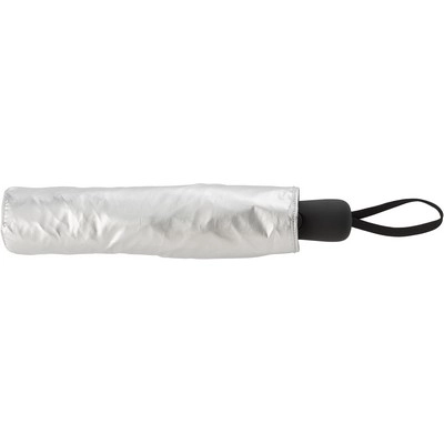 Składany parasol automatyczny V0669-32 srebrny
