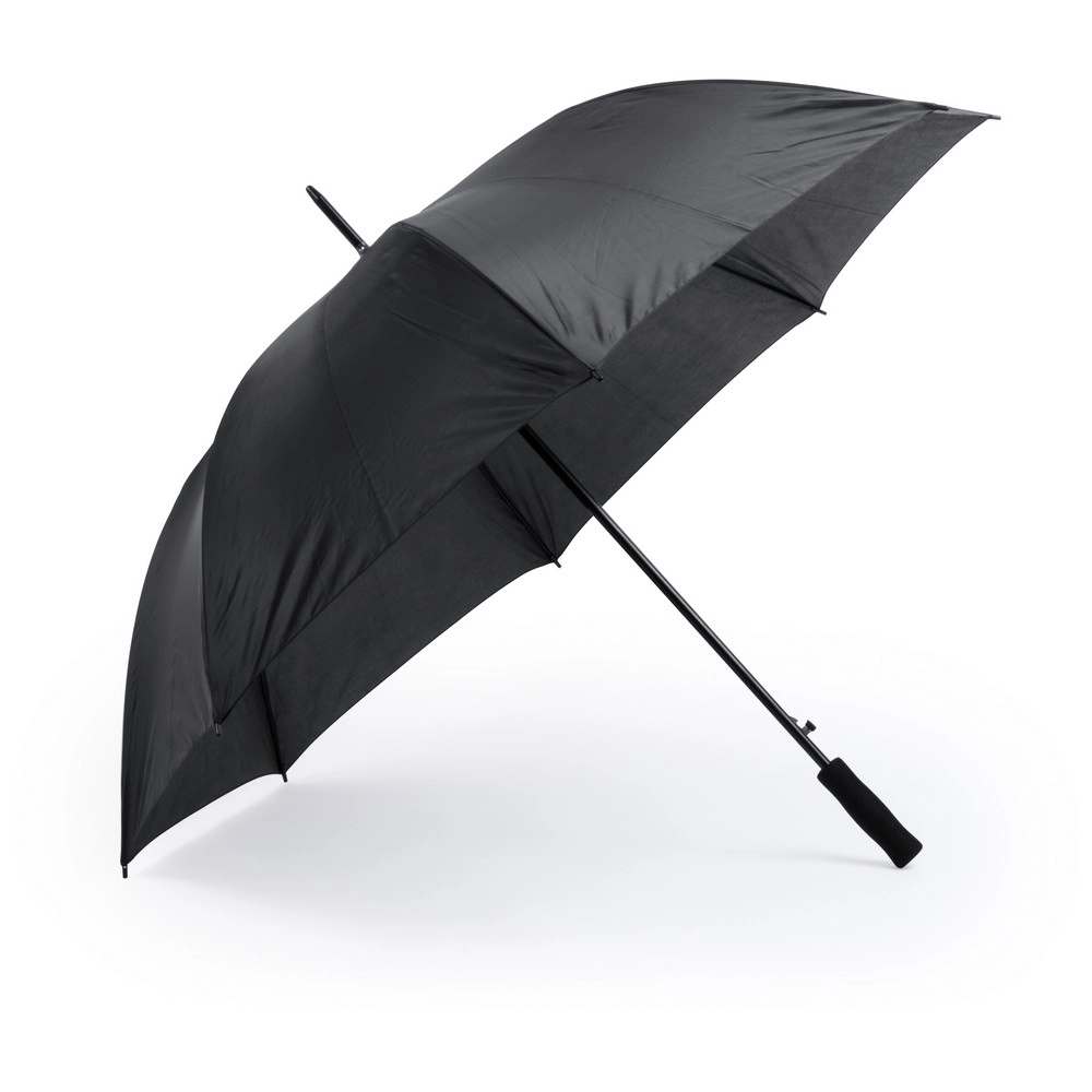 Duży wiatroodporny parasol automatyczny V0721-03 czarny