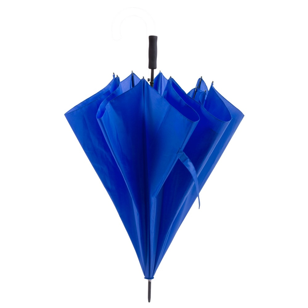Duży wiatroodporny parasol automatyczny V0721-11 niebieski