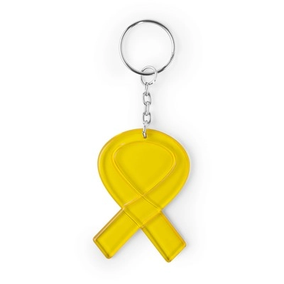 Brelok do kluczy wstążka V0723-08 żółty