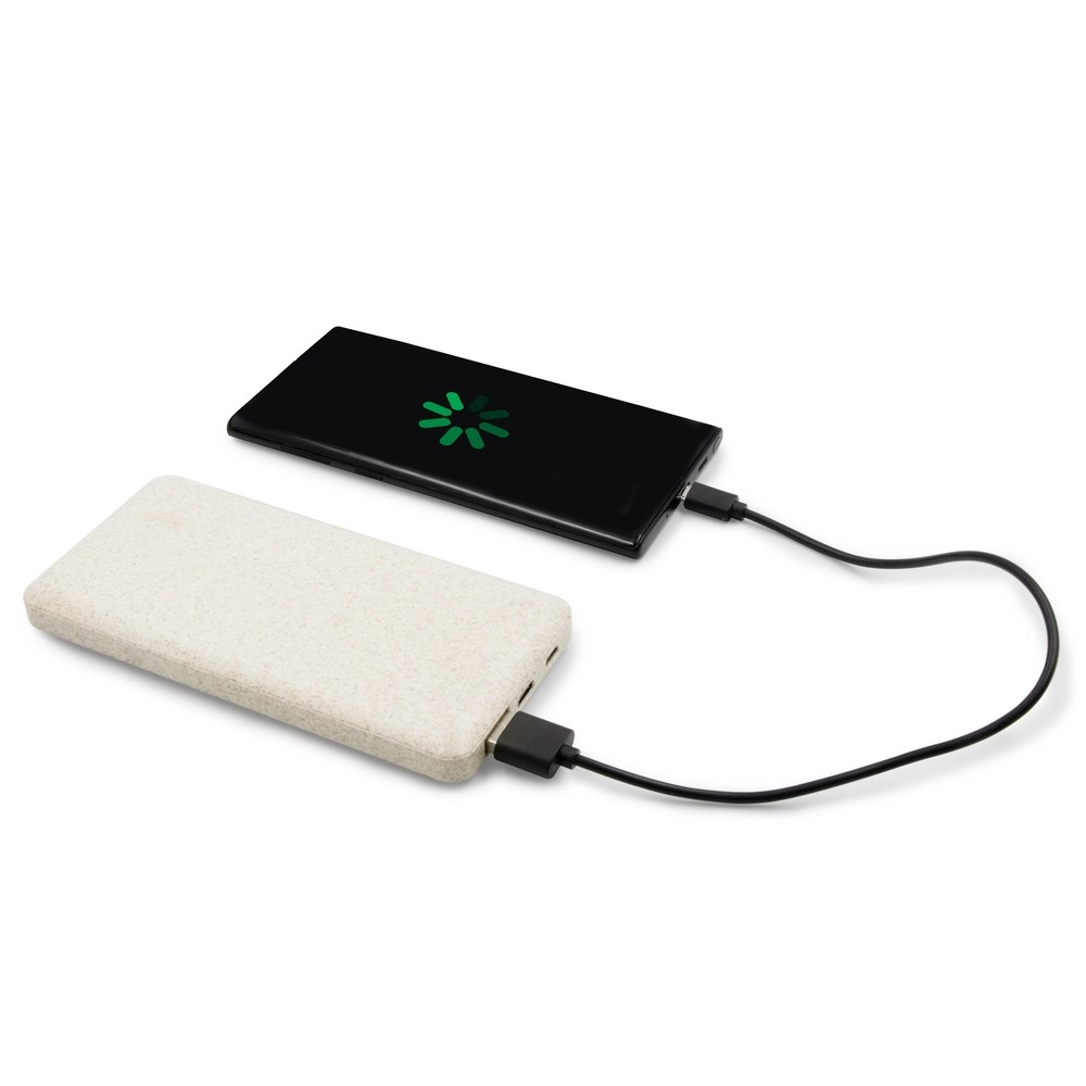 Power bank 8000 mAh ze słomy pszenicznej | Jenkins V0725-00