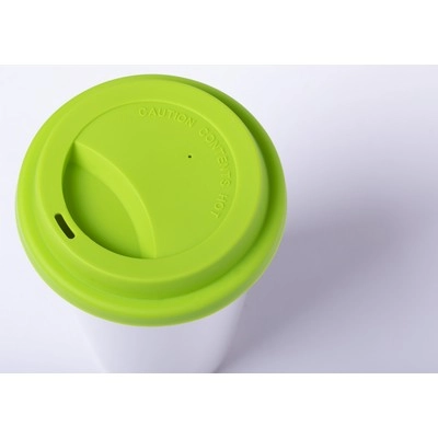 Ceramiczny kubek podróżny 400 ml V0757-10 zielony