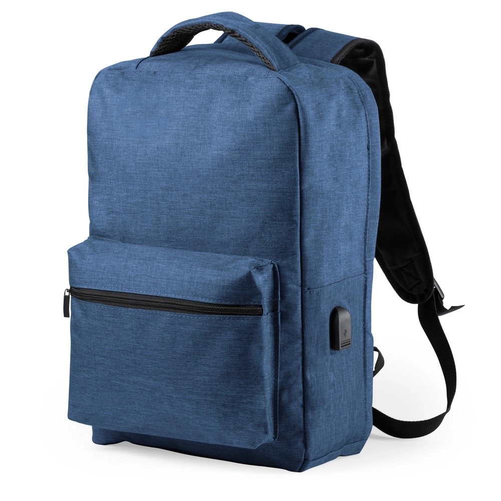 Plecak na laptopa 15, chroniący przed kieszonkowcami, ochrona RFID V0767-11 niebieski