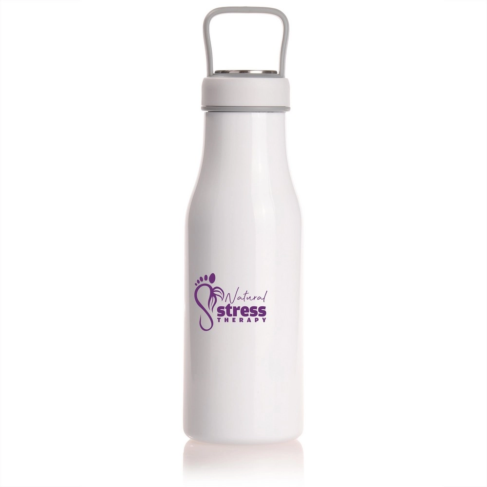 Butelka termiczna 550 ml Air Gifts, pojemnik w zakrętce | Jessica V0850-02