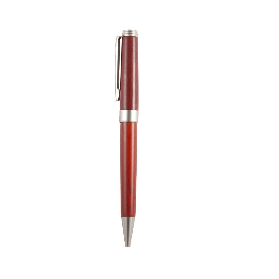 Zestaw piśmienny, długopis i ołówek w drewnianym etui V1115-17 drewno