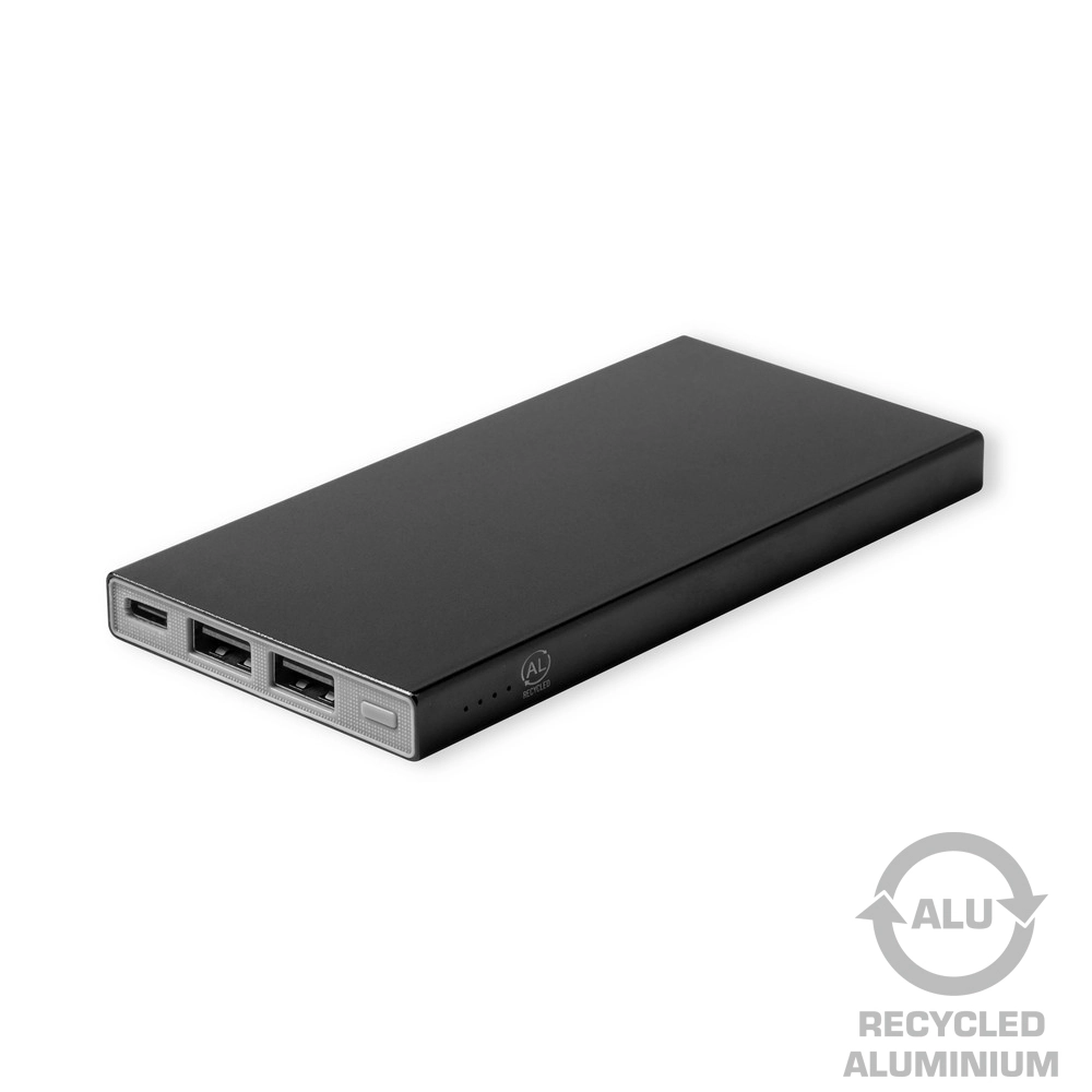 Power bank 4000 mAh z aluminium z recyklingu V1144-03