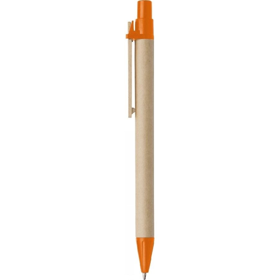 Długopis z kartonu V1194-07 pomarańczowy