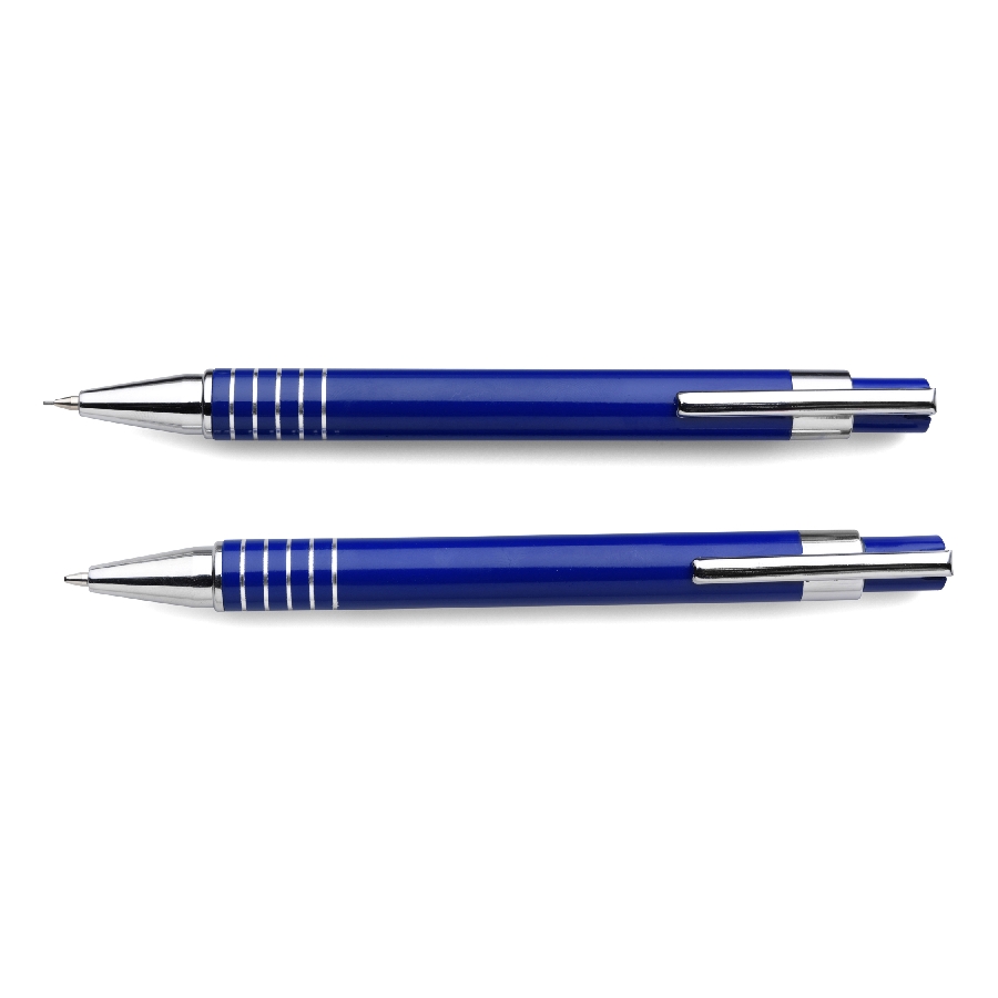 Zestaw piśmienny, długopis i ołówek mechaniczny V1203-11 niebieski