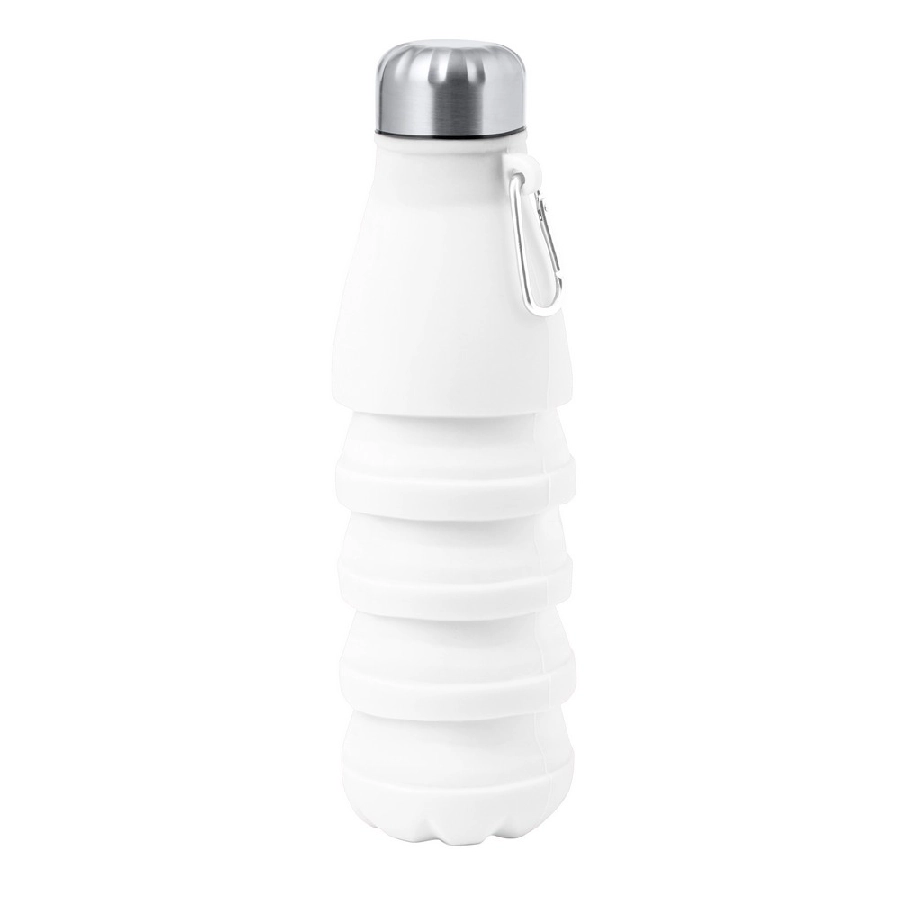 Składana butelka sportowa 550 ml z karabińczykiem V1311-02