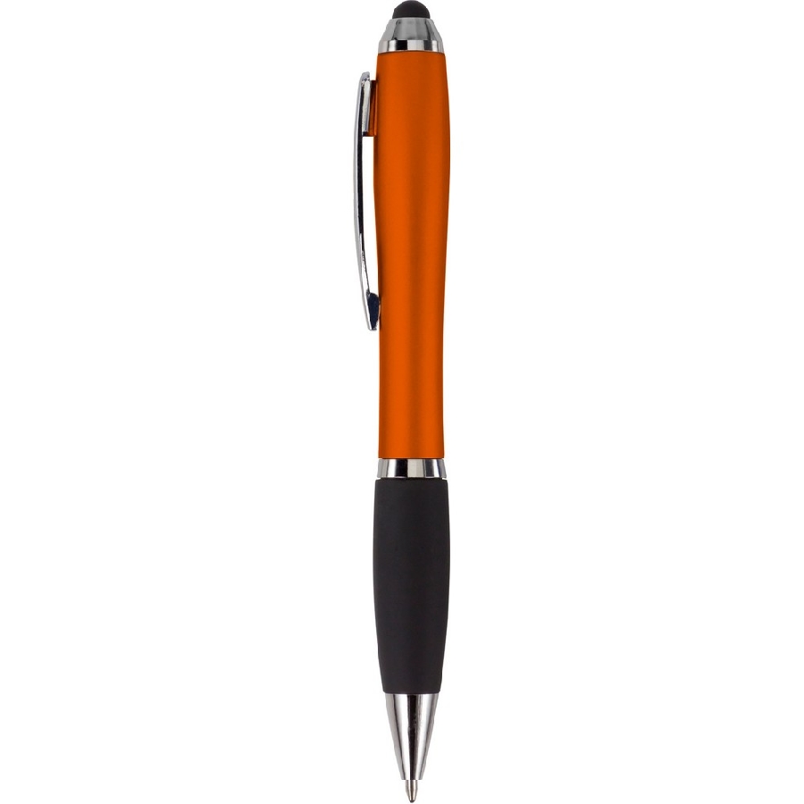 Długopis, touch pen V1315-07 pomarańczowy