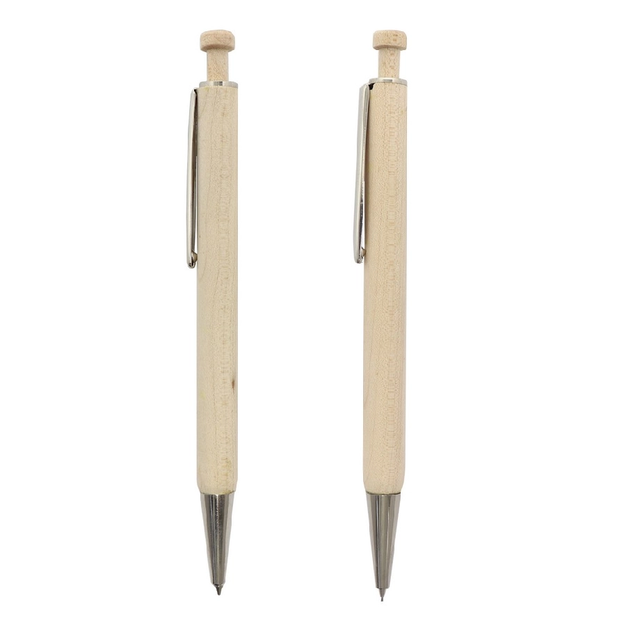 Zestaw piśmienny, długopis i ołówek mechaniczny V1356-17 drewno