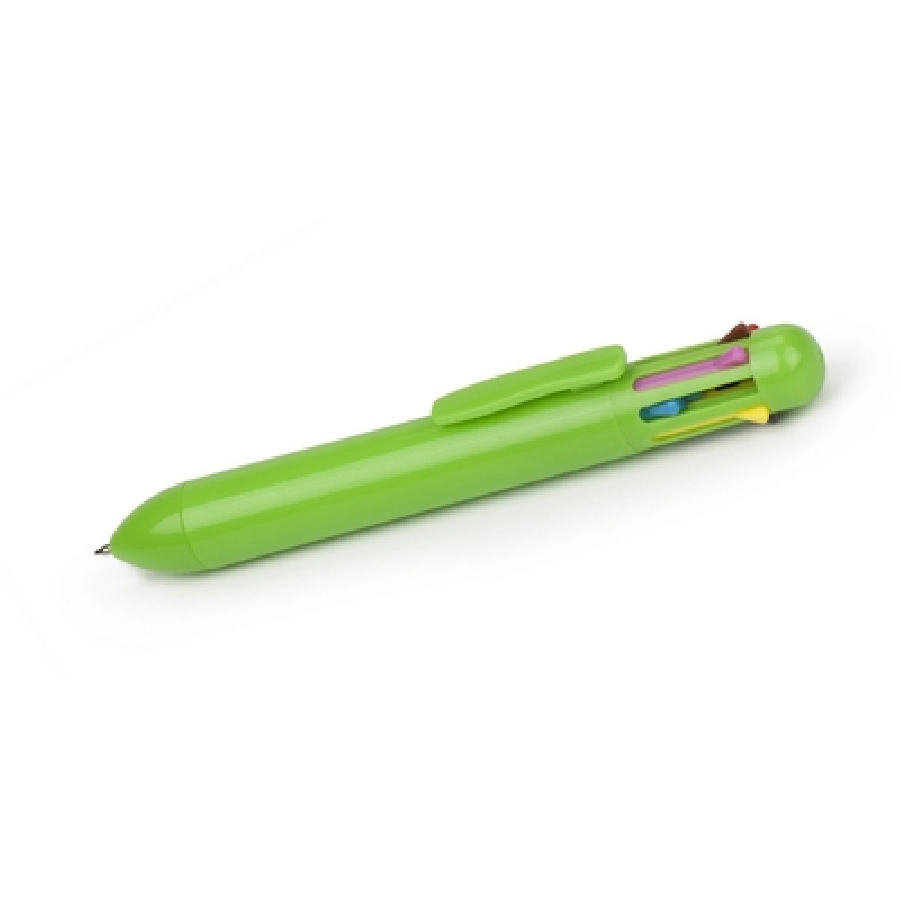 Długopis, wielokolorowy wkład V1407-06 zielony
