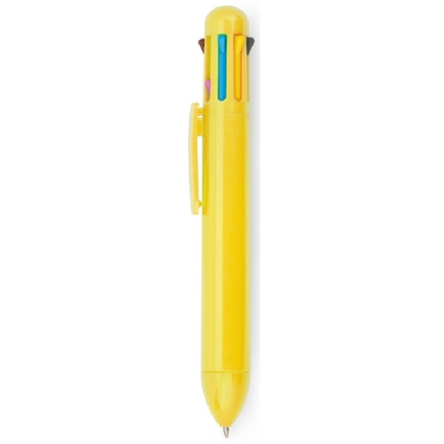 Długopis, wielokolorowy wkład V1407-08 żółty
