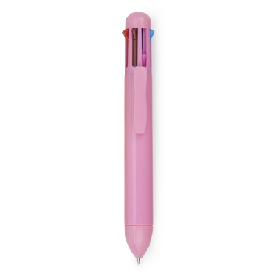 Długopis, wielokolorowy wkład V1407-21 różowy