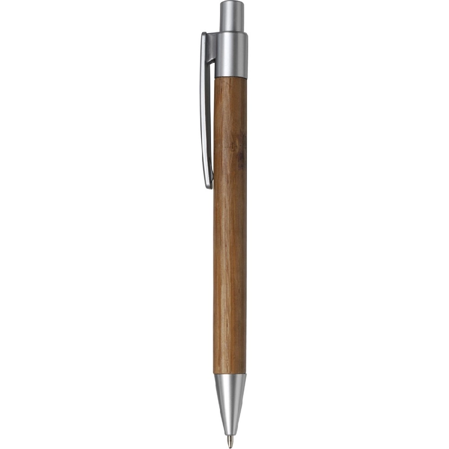 Bambusowy długopis V1410-32 srebrny
