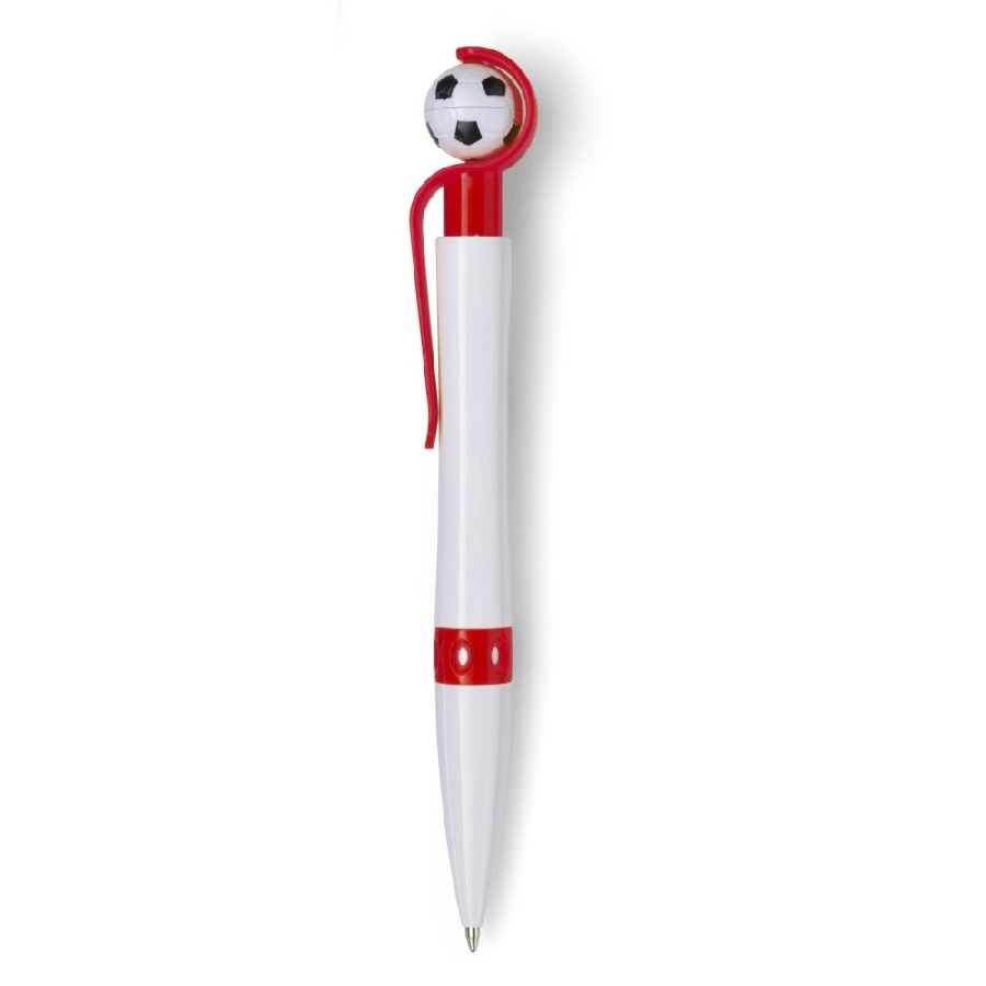 Długopis piłka nożna V1434-05 czerwony