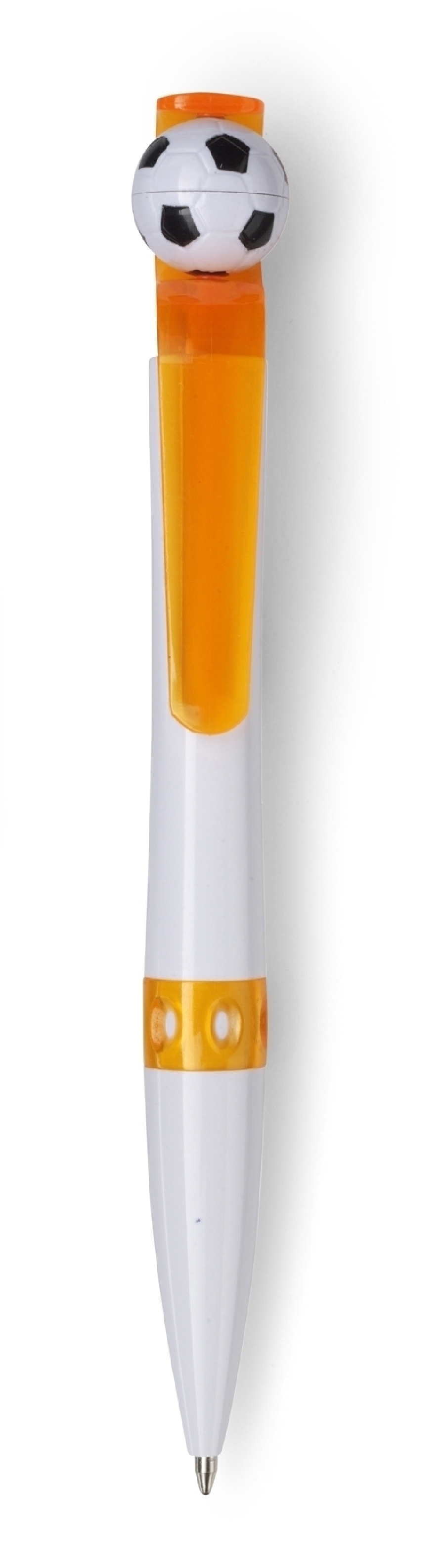 Długopis piłka nożna V1434-07 pomarańczowy