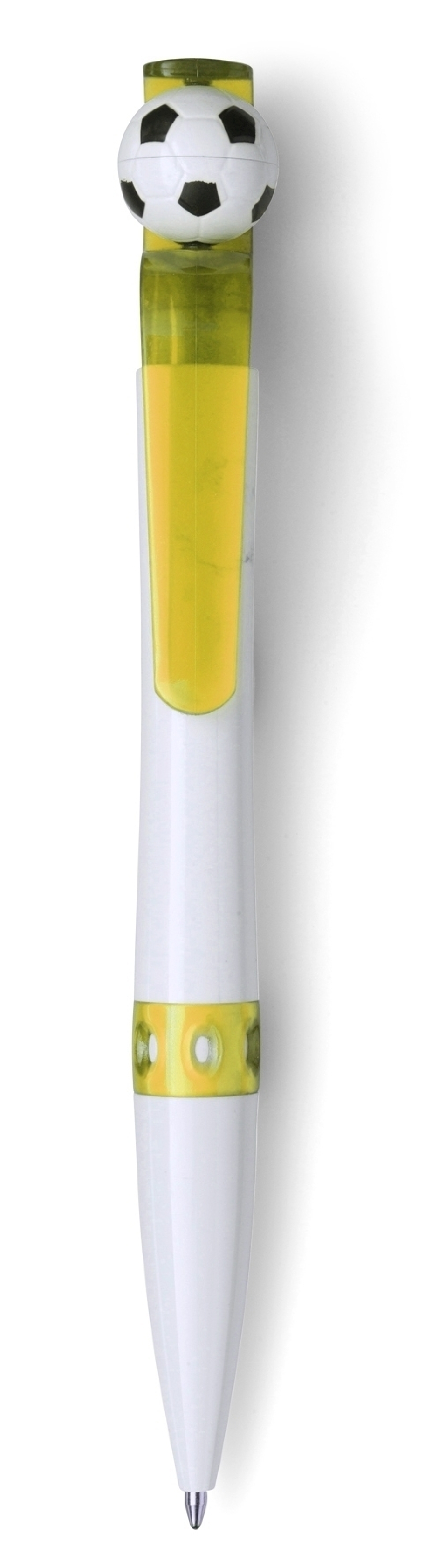 Długopis piłka nożna V1434-08 żółty