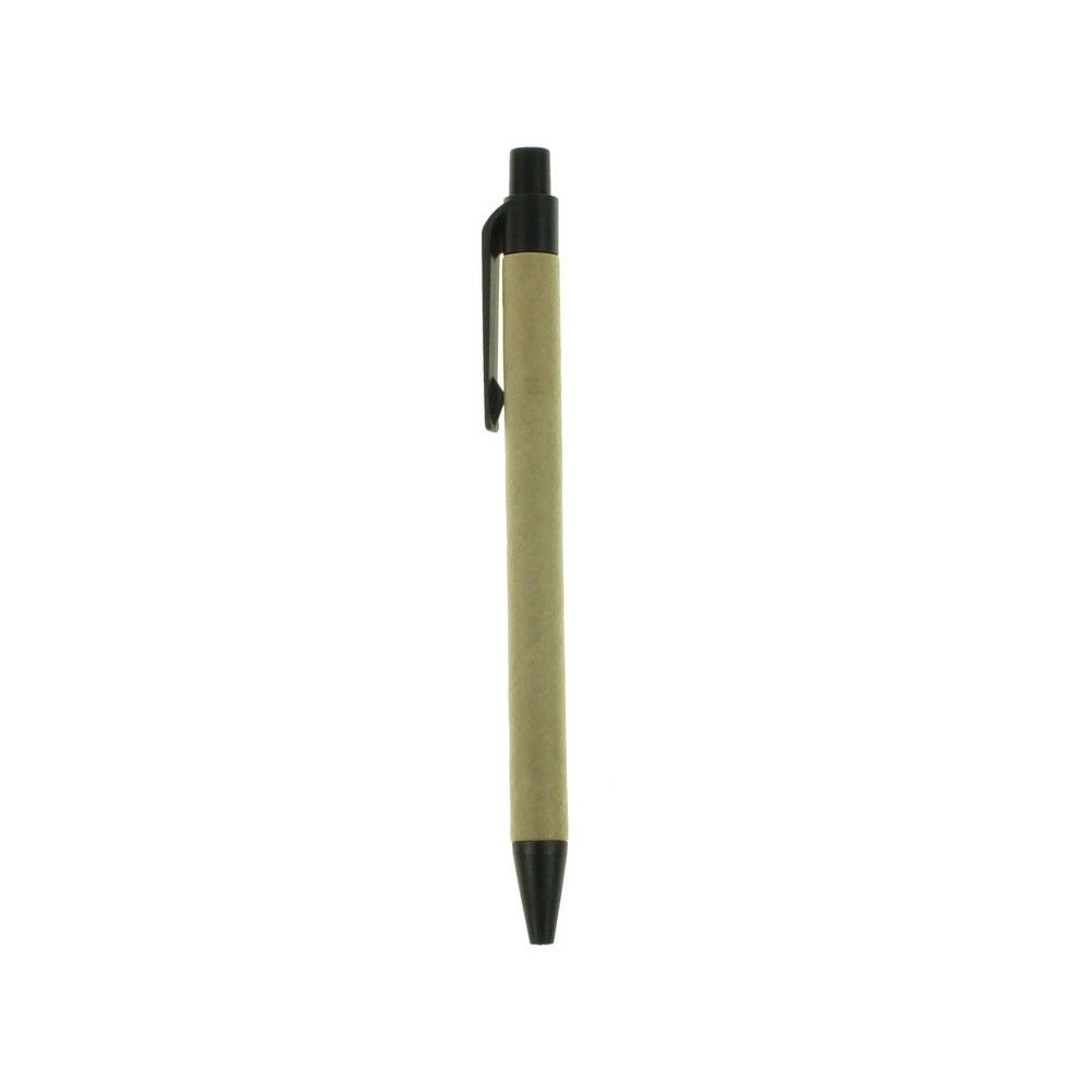 Długopis z kartonu z recyklingu V1470-A-03 czarny