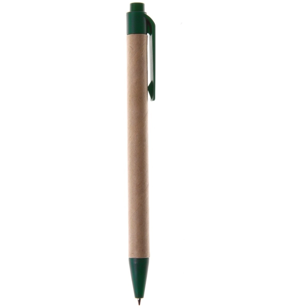 Długopis z kartonu z recyklingu V1470-A-06 zielony