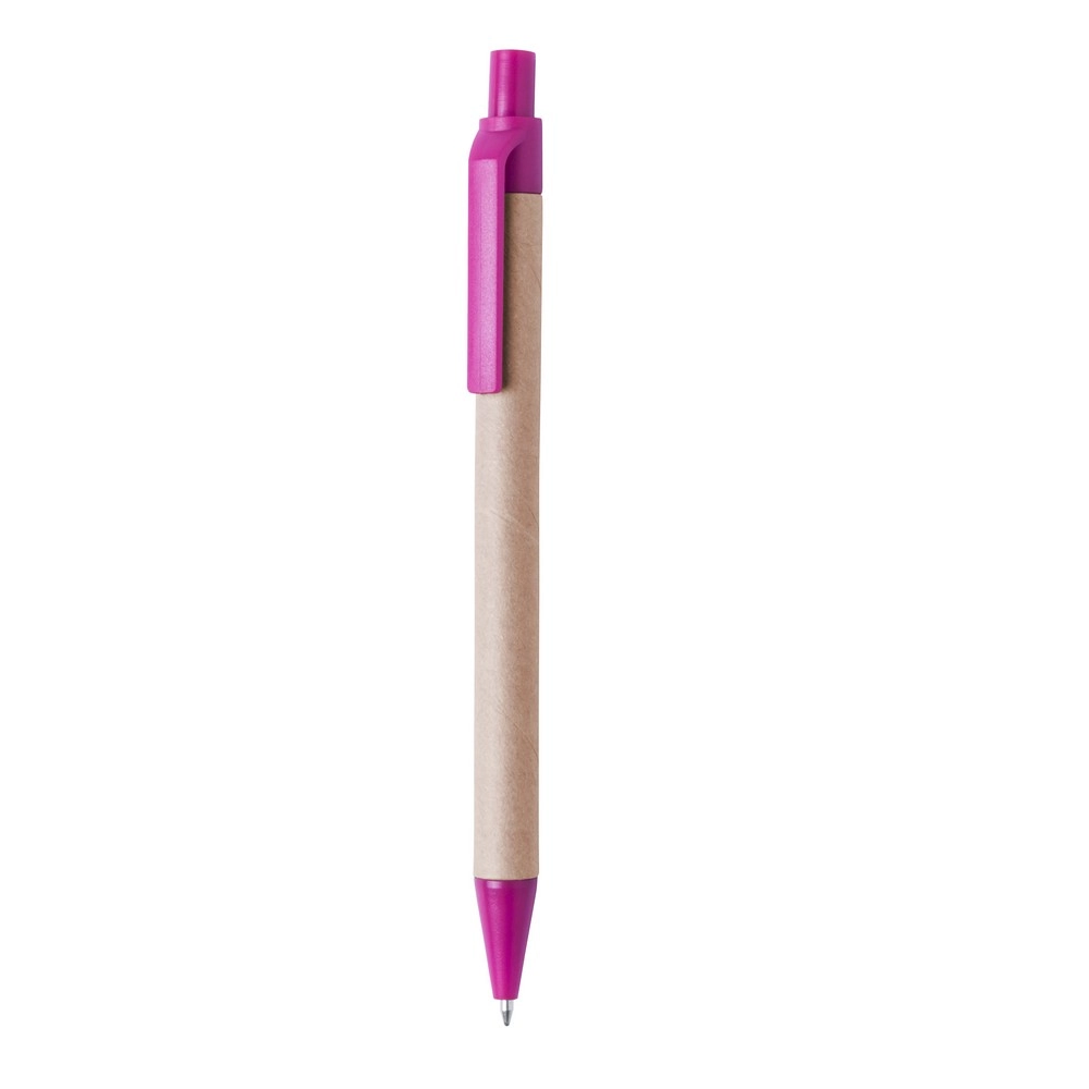 Długopis z kartonu z recyklingu V1470-A-21 różowy