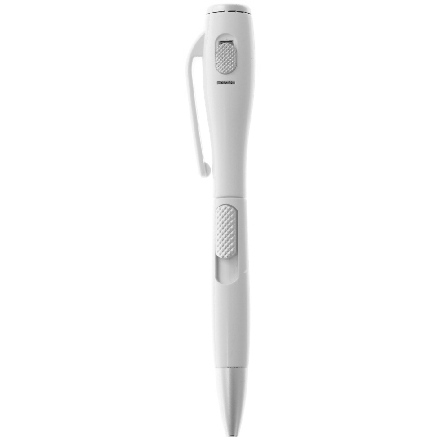 Długopis, lampka LED V1475-02 biały