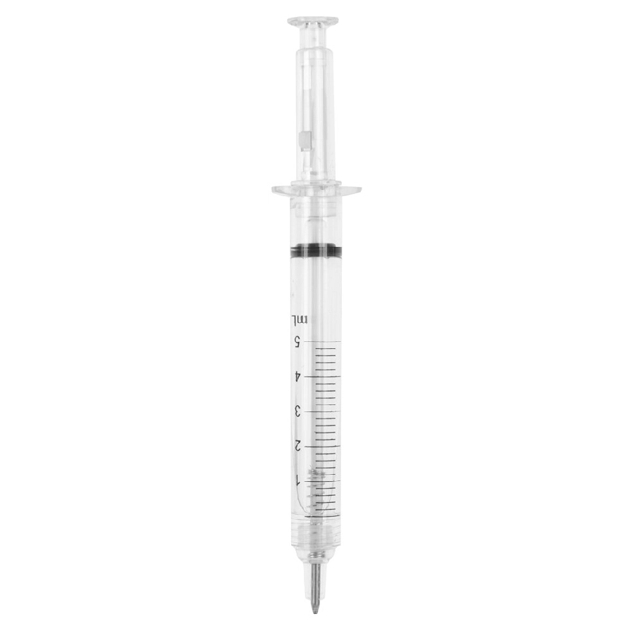 Długopis strzykawka | Christine V1524-00 neutralny