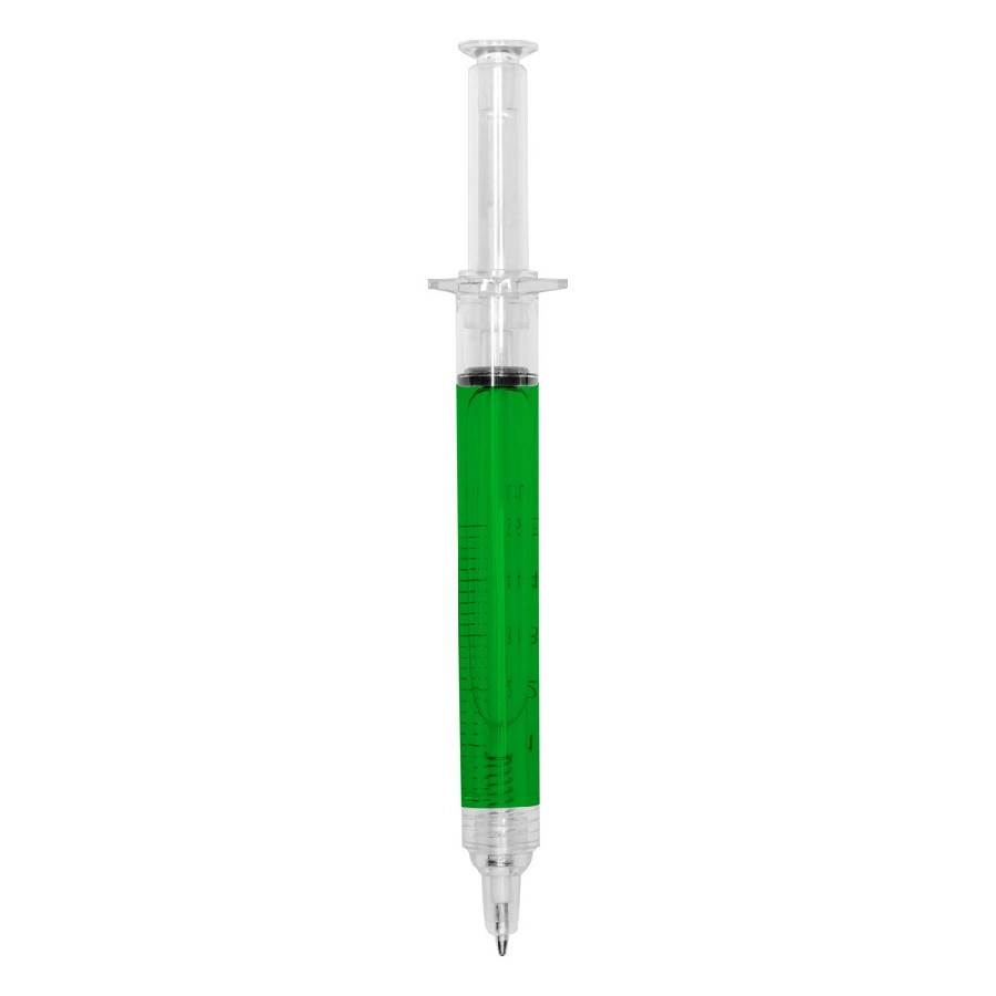 Długopis strzykawka | Christine V1524-10 zielony