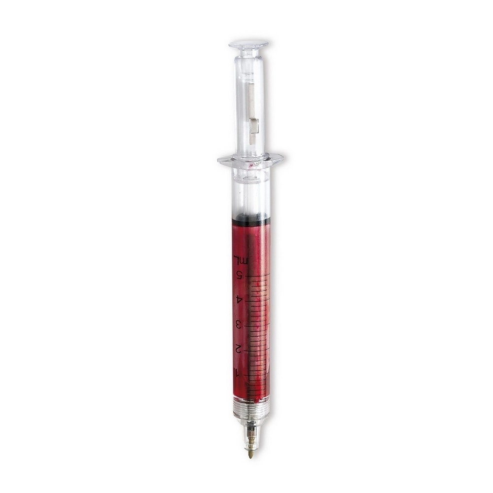 Długopis strzykawka V1524-A-05 czerwony