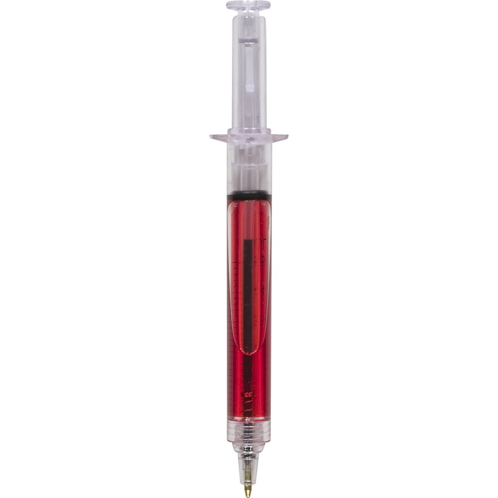 Długopis strzykawka V1524-A-05 czerwony