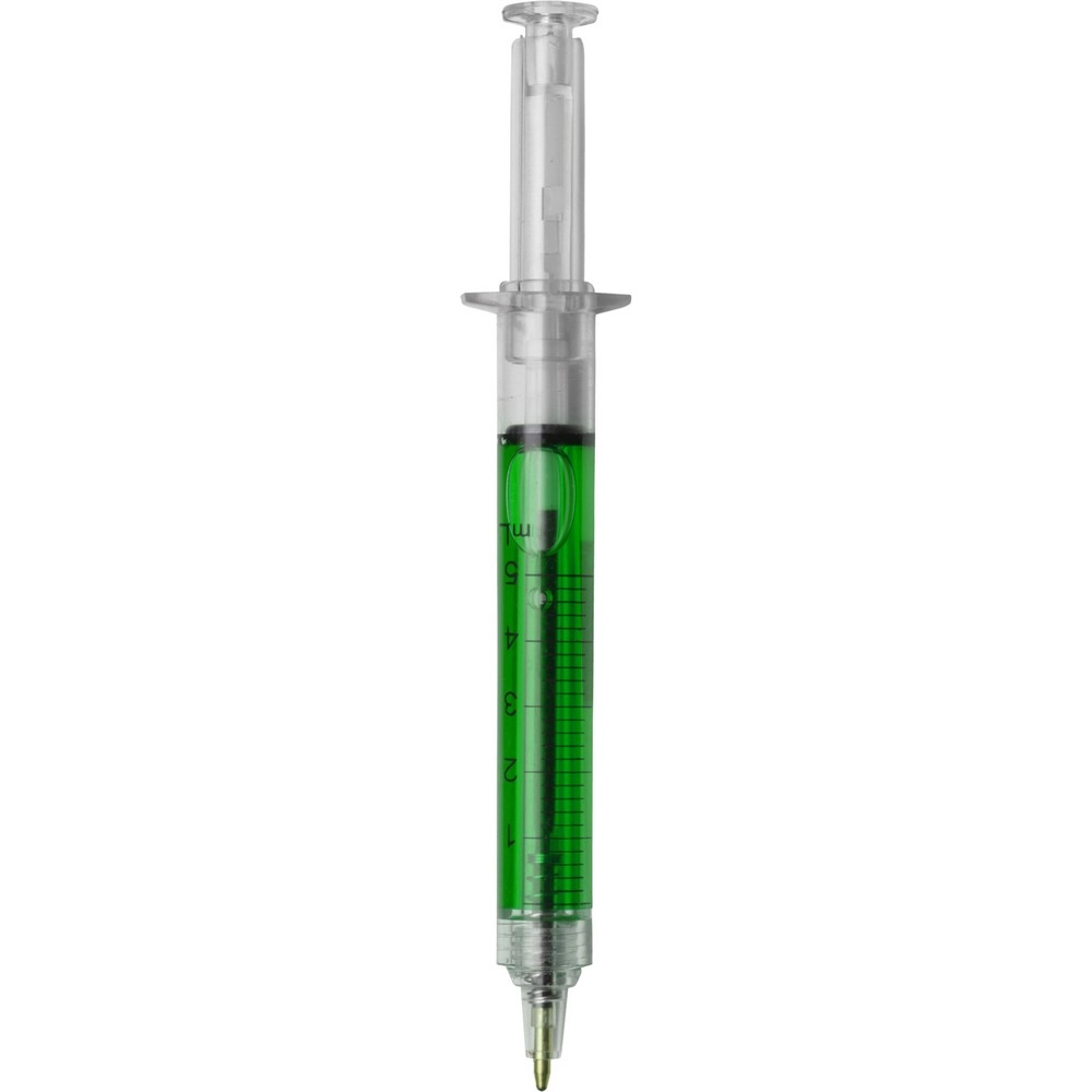 Długopis strzykawka V1524-A-10 zielony