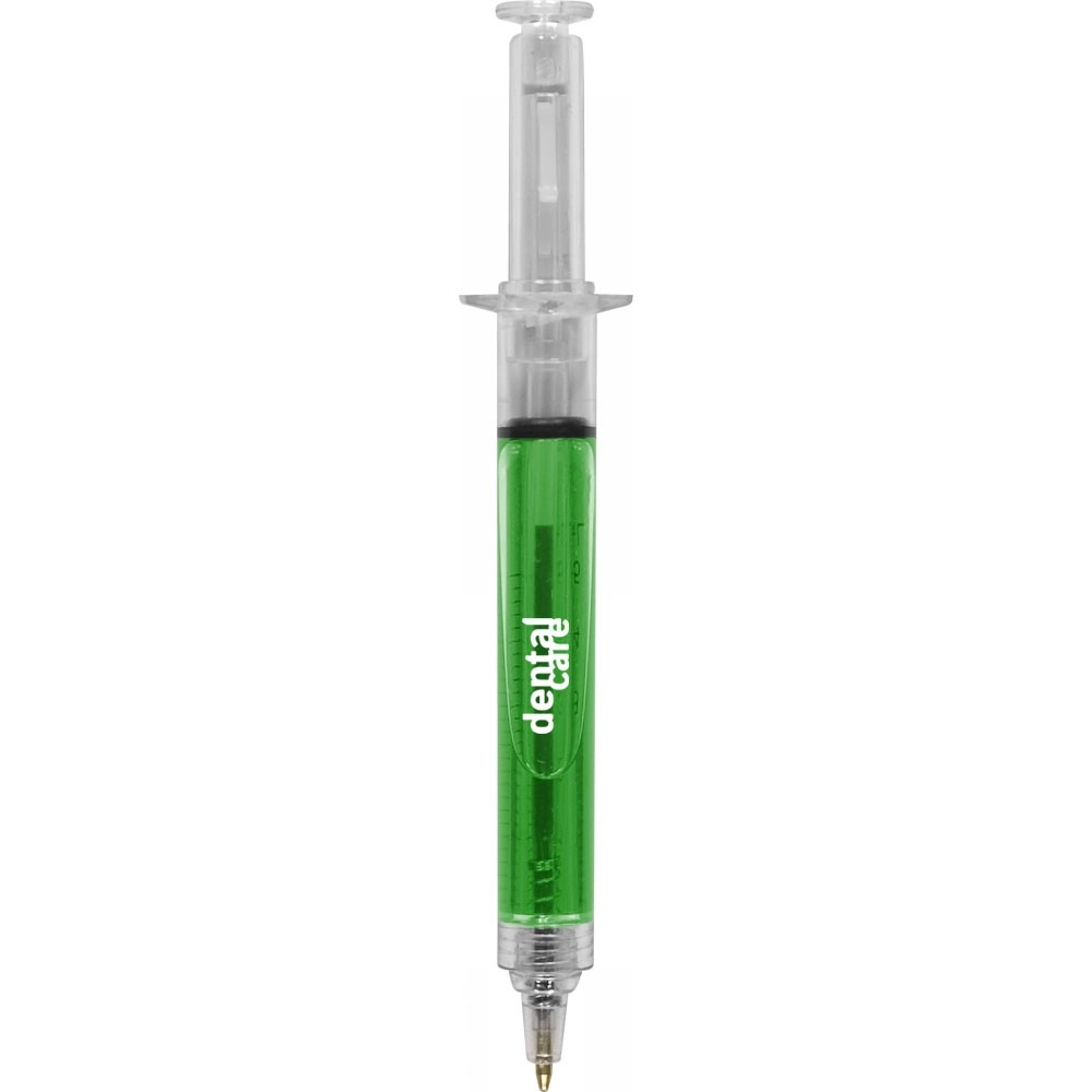 Długopis strzykawka V1524-A-10 zielony