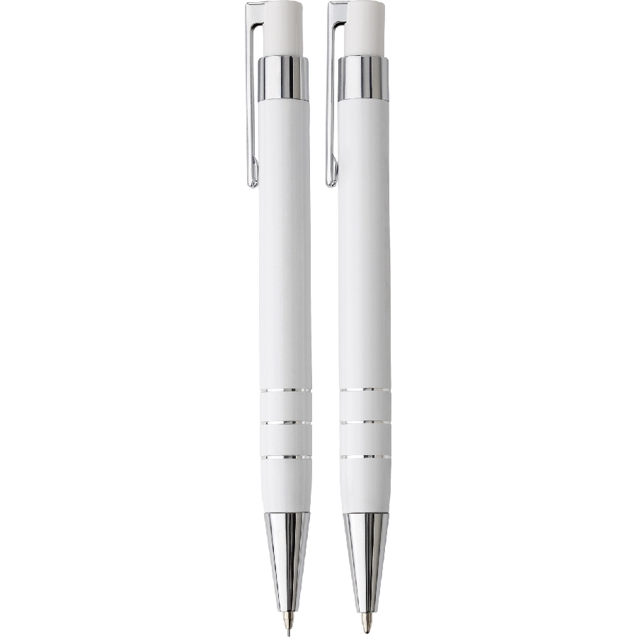 Zestaw piśmienny, długopis i ołówek mechaniczny V1559-02 biały
