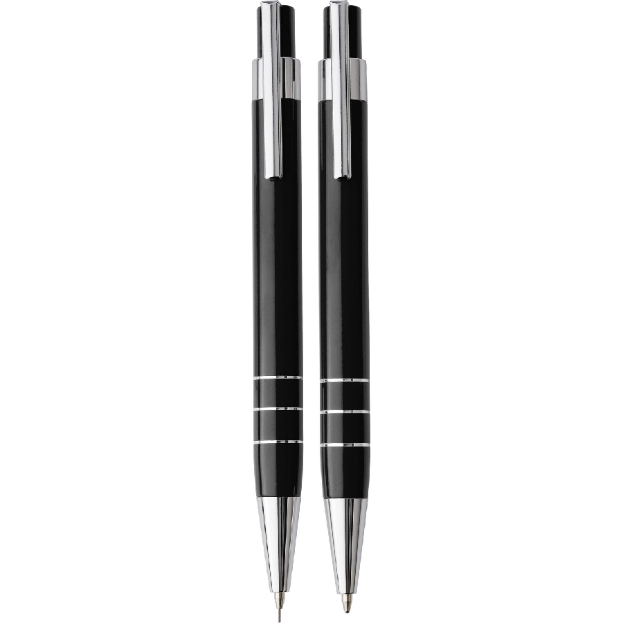 Zestaw piśmienny, długopis i ołówek mechaniczny V1559-03 czarny
