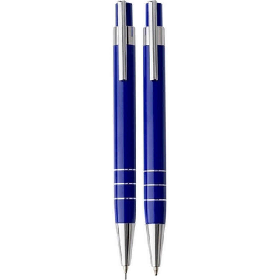 Zestaw piśmienny, ołówek mechaniczny i długopis V1559-04 granatowy