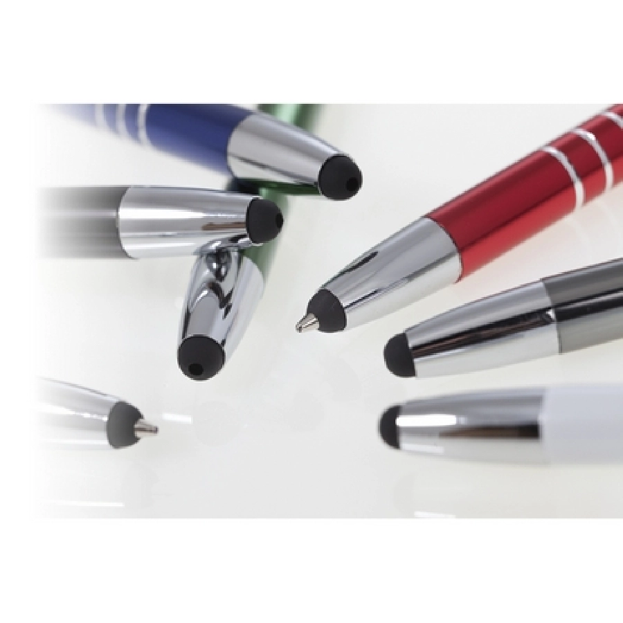 Długopis, touch pen V1601-02 biały