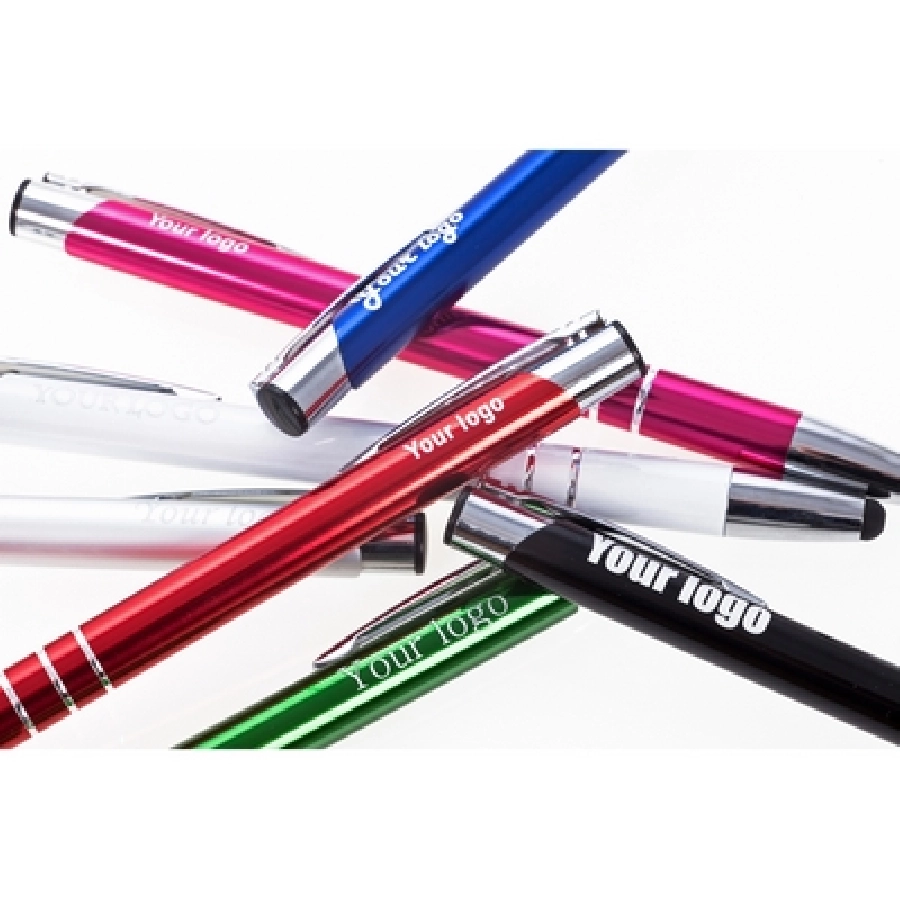 Długopis, touch pen V1601-21 różowy