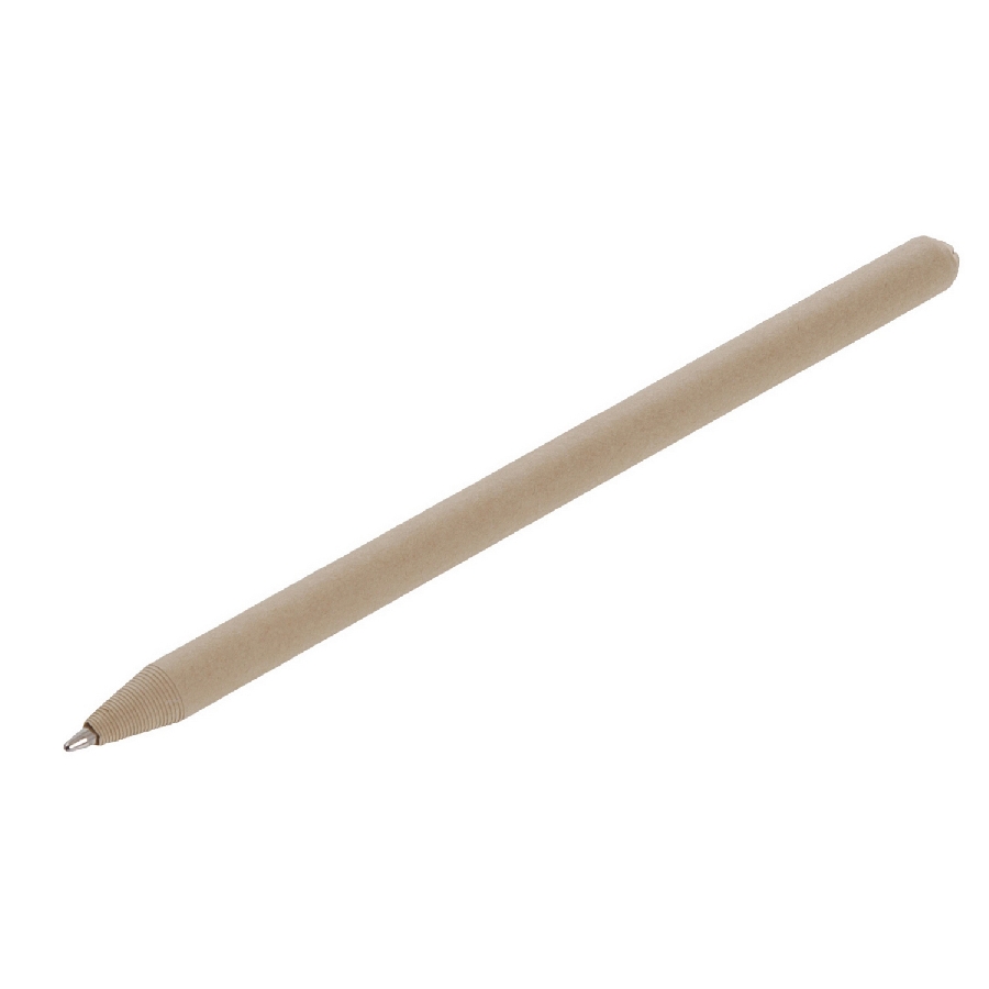 Długopis ze zrolowanego papieru z zatyczką | Debra V1630-00 neutralny