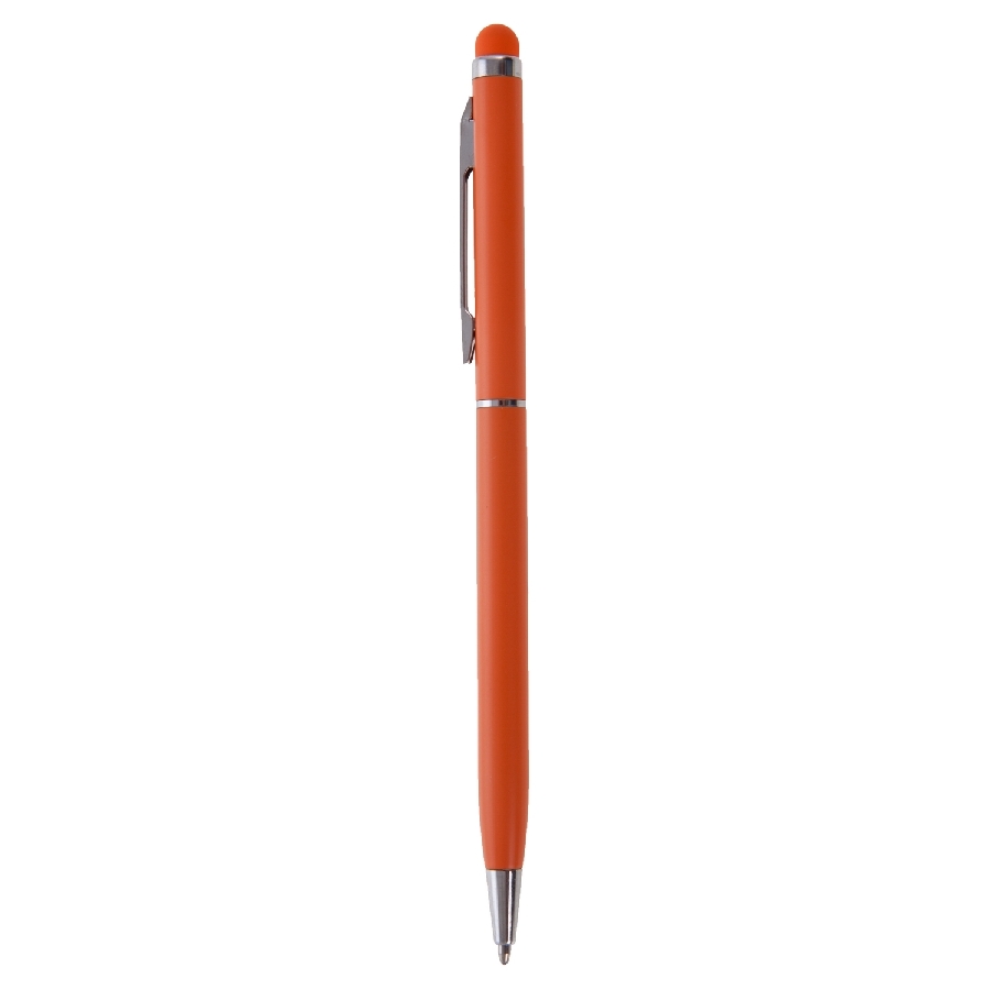 Długopis, touch pen V1637-07 pomarańczowy