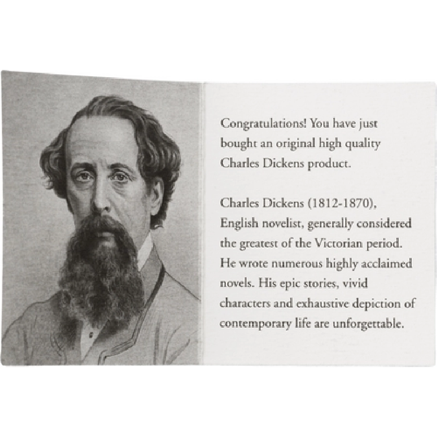 Ołówek mechaniczny Charles Dickens w pudełku V1641-03 czarny