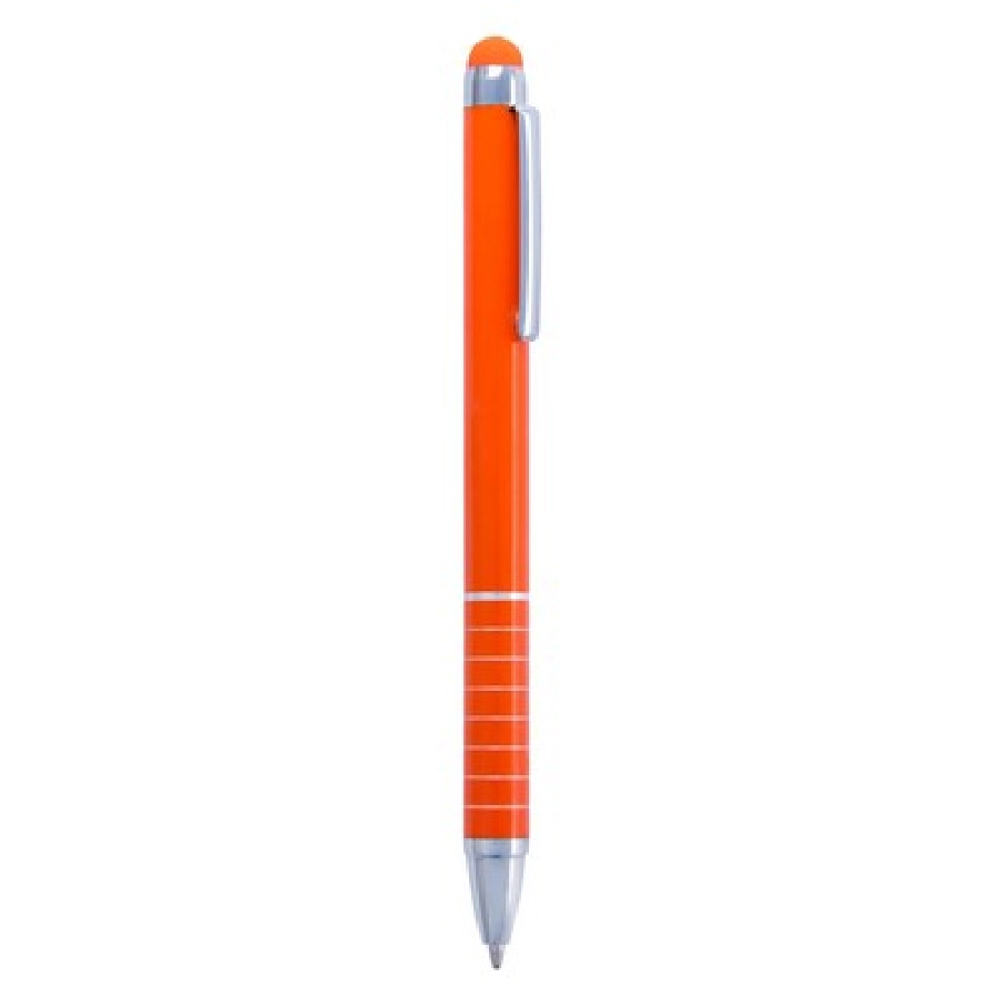 Długopis, touch pen V1657-07 pomarańczowy