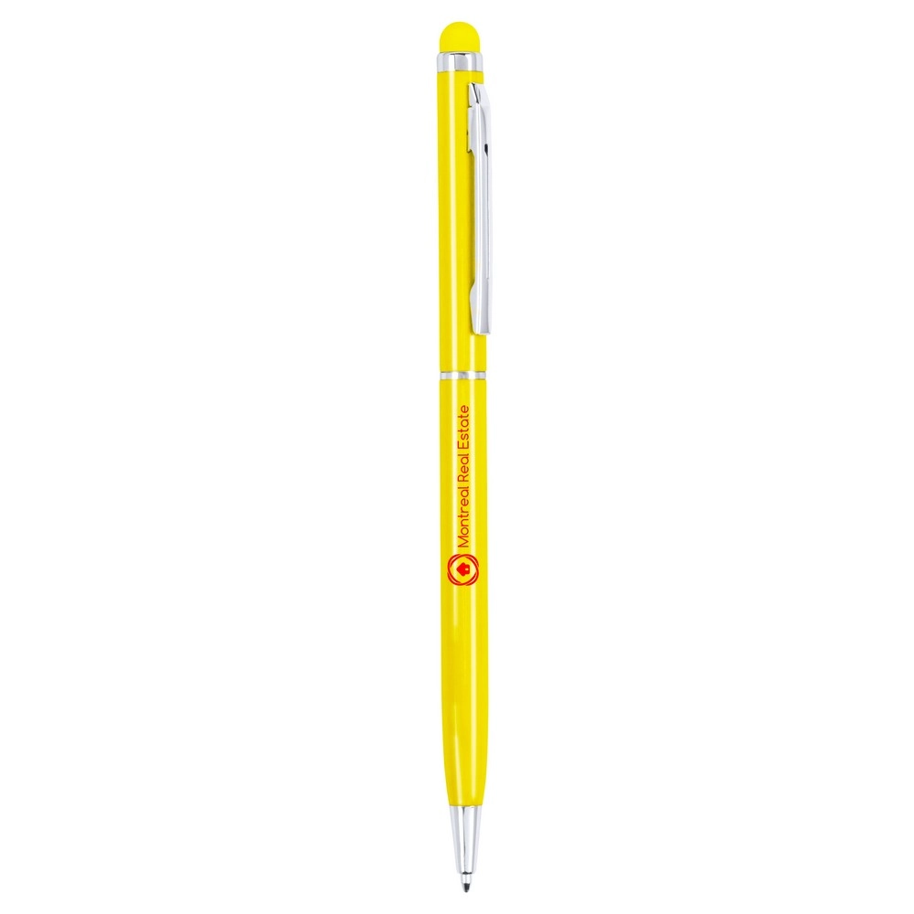 Długopis, touch pen V1660-A-08 żółty