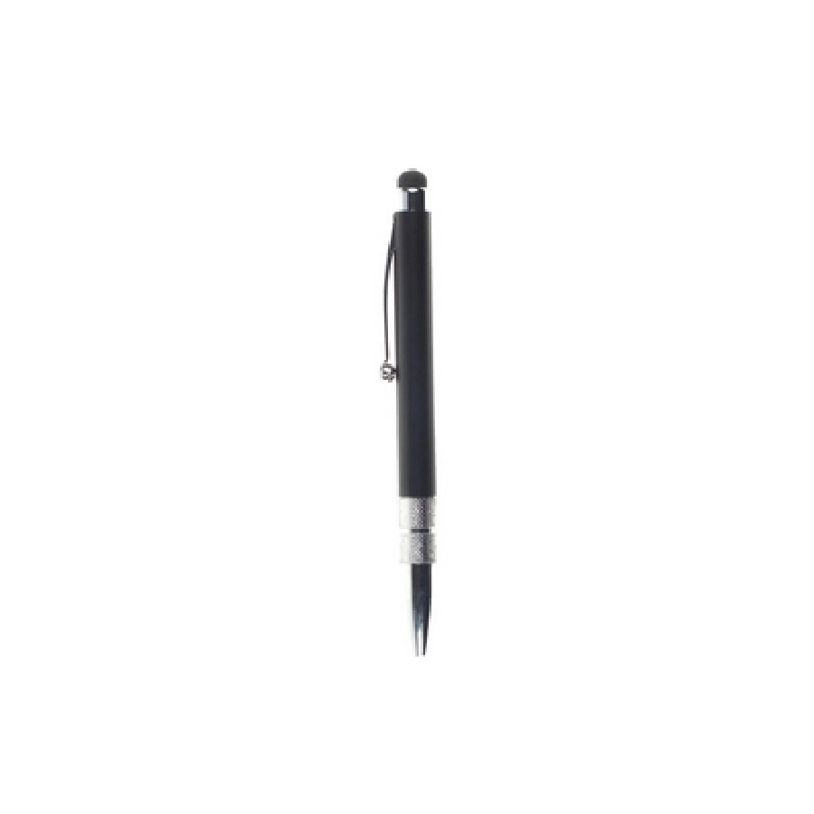 Długopis, touch pen, czyścik do ekranu V1661-03 czarny