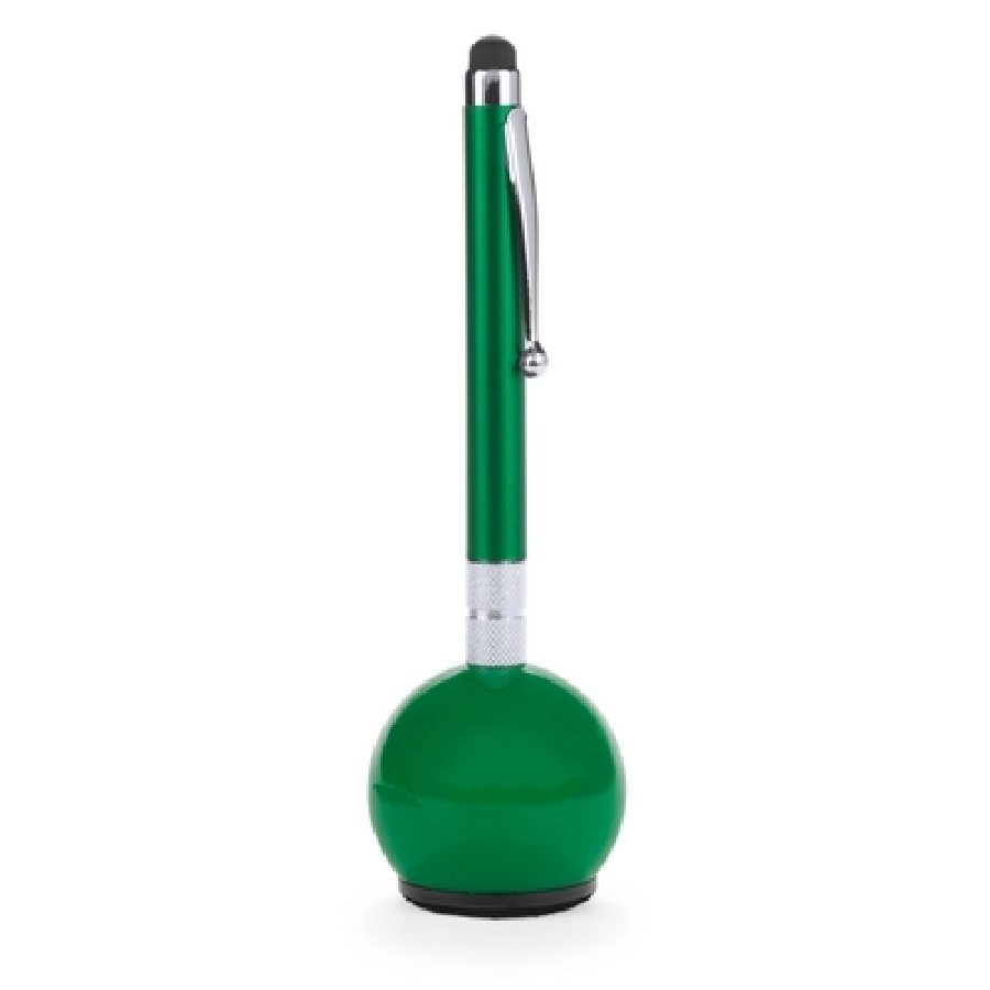 Długopis, touch pen, czyścik do ekranu V1661-06 zielony