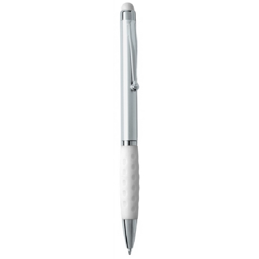 Długopis, touch pen V1662-02 biały